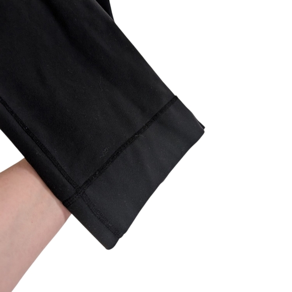 Lululemon Clam Digger II Black Luon Mid Rise Ribbed Waist 6/2013 Women's size 6 - Picture 7 of 14